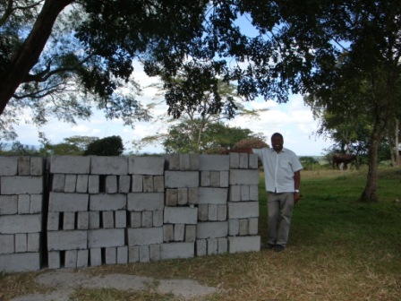 All ready for use &ndash; a few of the bricks paid for by St Mary&rsquo;s